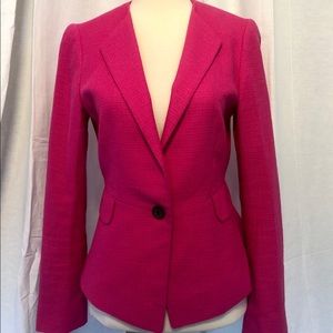 Ann Taylor Pink Textured Blazer